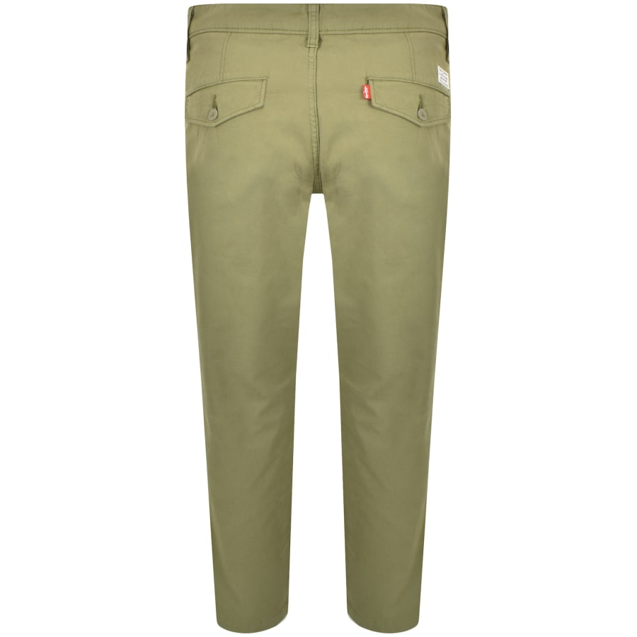 Image number 2 for Levis XX Authentic Relaxed Chinos Green