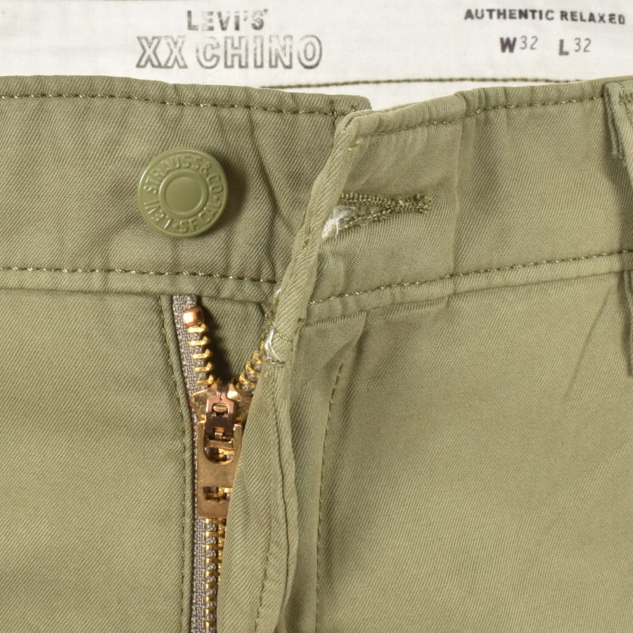 Image number 4 for Levis XX Authentic Relaxed Chinos Green