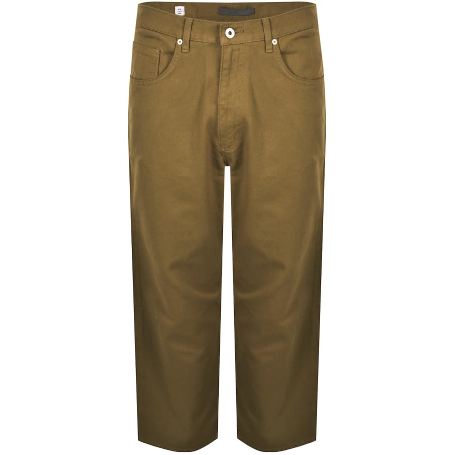 Image number 2 for Norse Projects Mogens Twill Trousers Brown