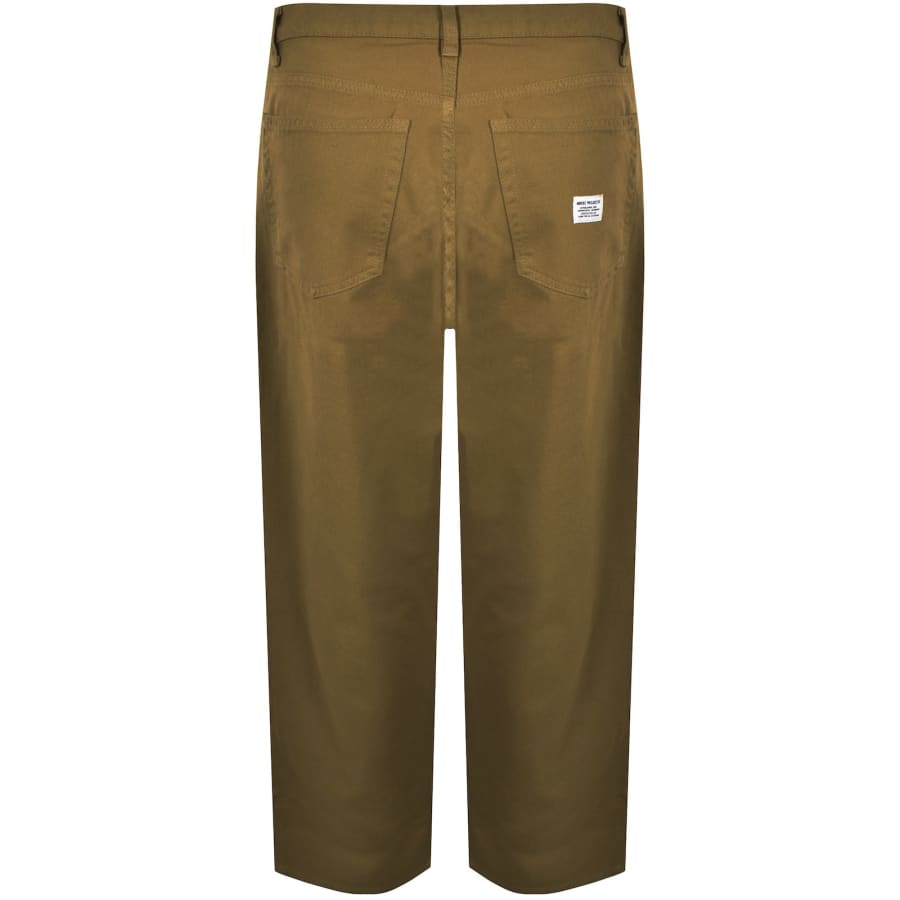 Image number 3 for Norse Projects Mogens Twill Trousers Brown