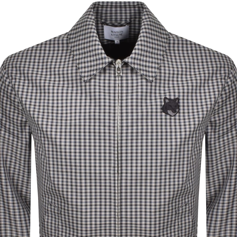 Image number 2 for Maison Kitsune Zipped Jacket Grey
