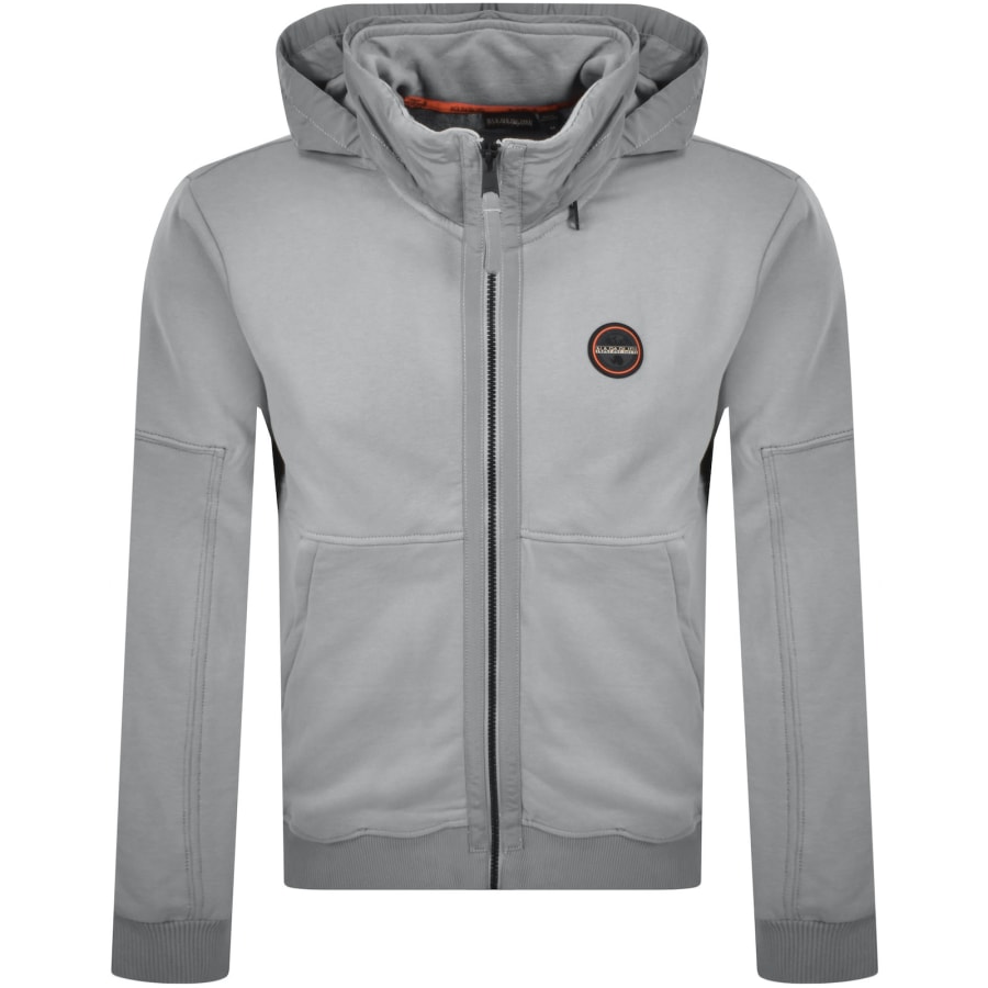 Image number 5 for Napapijri B Ambra Hoodie Grey