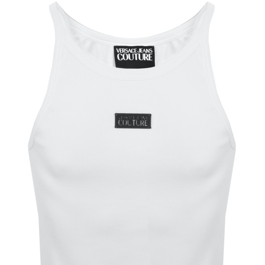 Image number 2 for Versace Jeans Couture Logo Vest White
