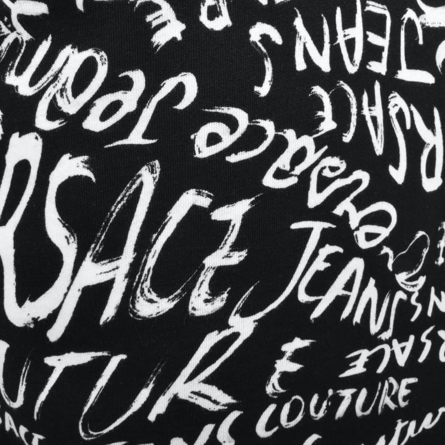 Image number 3 for Versace Jeans Couture Logo T Shirt Black