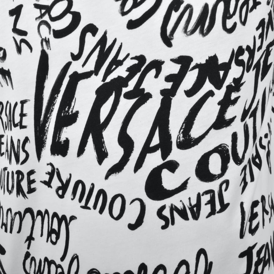 Image number 3 for Versace Jeans Couture Logo T Shirt White