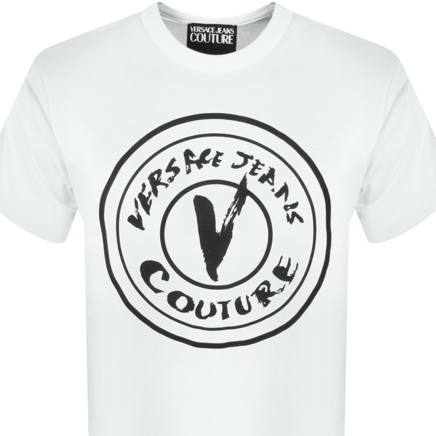 Image number 2 for Versace Jeans Couture Logo T Shirt White