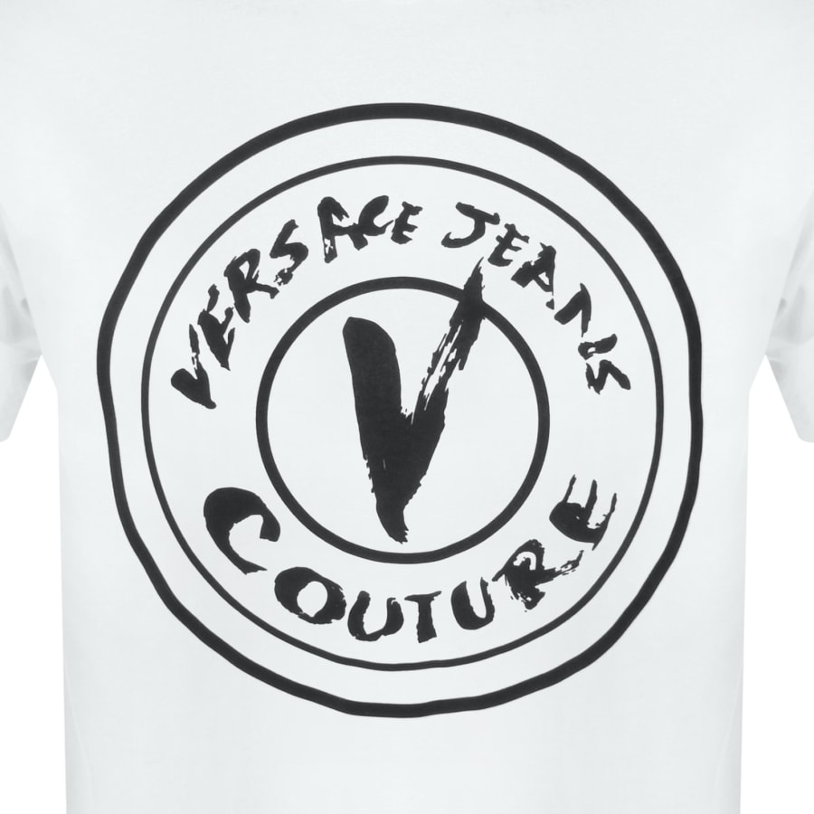 Image number 3 for Versace Jeans Couture Logo T Shirt White