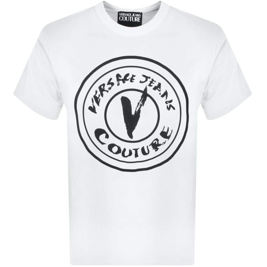 Image number 1 for Versace Jeans Couture Logo T Shirt White