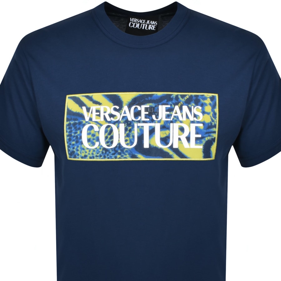 Image number 2 for Versace Jeans Couture Regular Fit T Shirt Blue