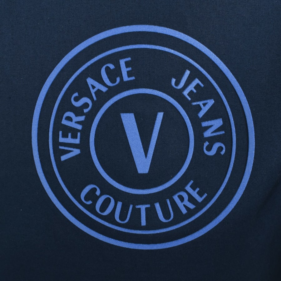 Image number 3 for Versace Jeans Couture V Emblem Rubber Shirt Blue
