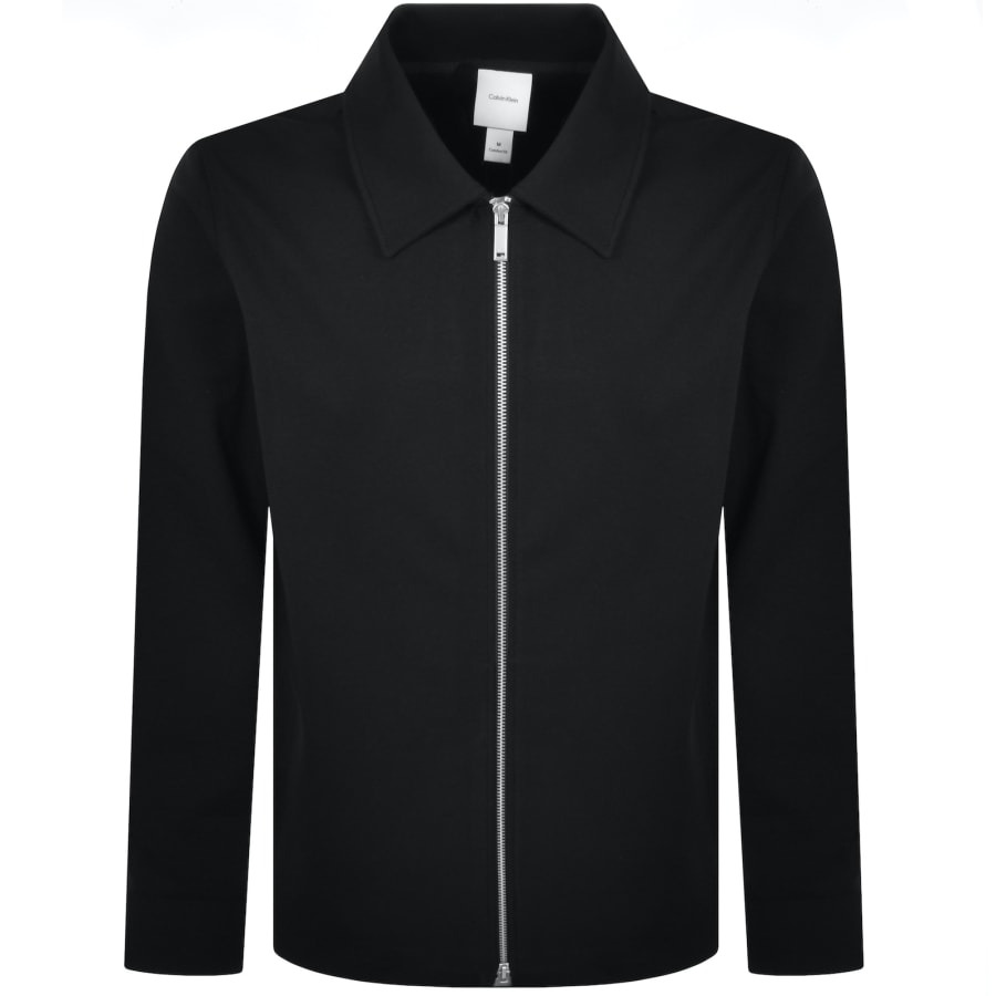 Image number 1 for Calvin Klein Tech Full Zip Sweatshirt Black