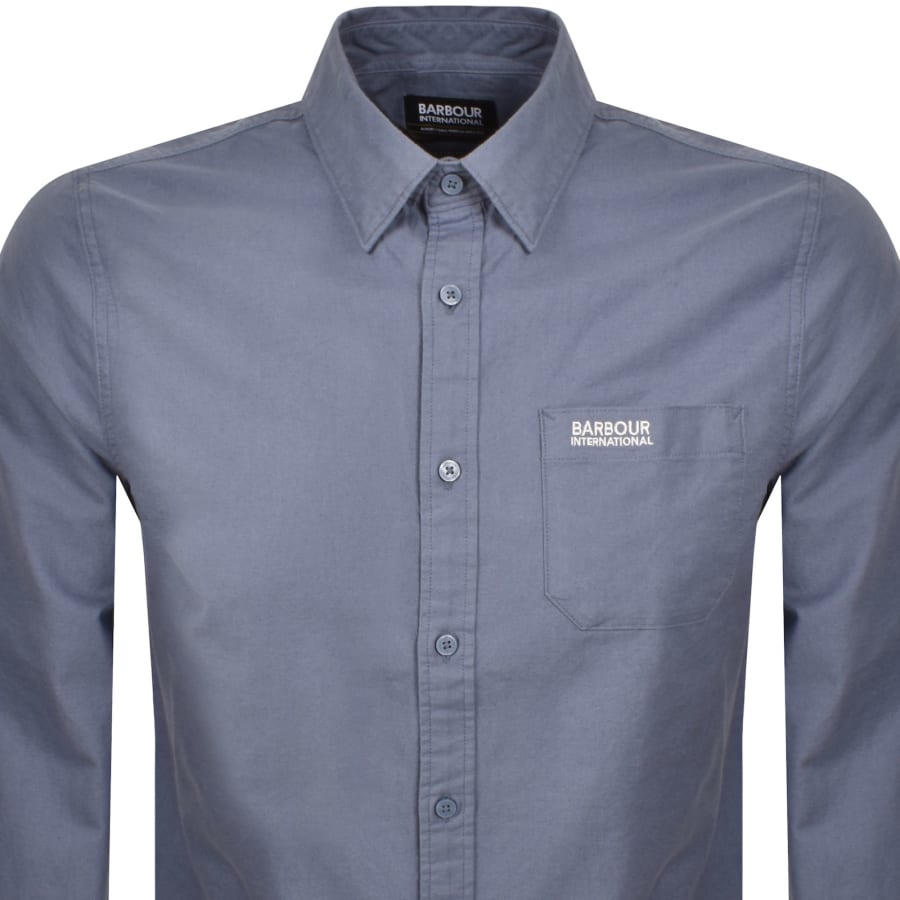Image number 2 for Barbour International Kinetic Shirt Blue