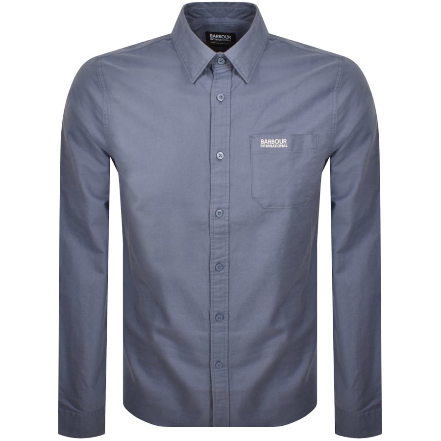 Image number 1 for Barbour International Kinetic Shirt Blue