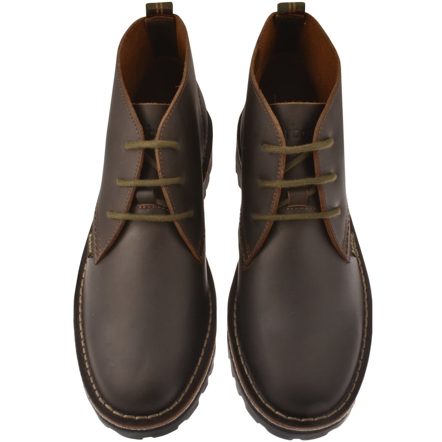 Image number 3 for Barbour Hobart Chukka Boots Brown