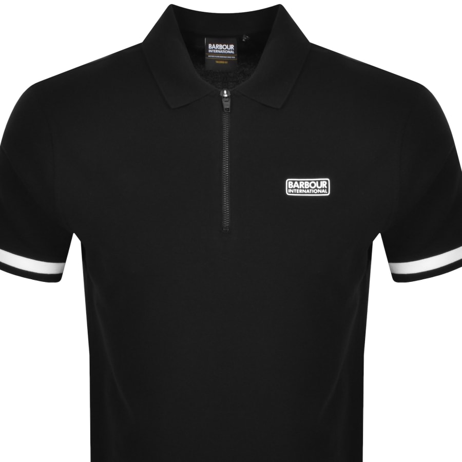 Image number 2 for Barbour International Bradley Polo T Shirt Black
