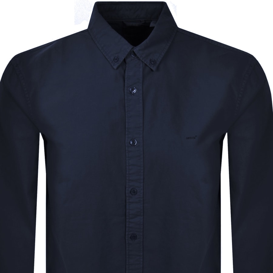 Image number 2 for Levis Authentic Button Down Shirt Navy