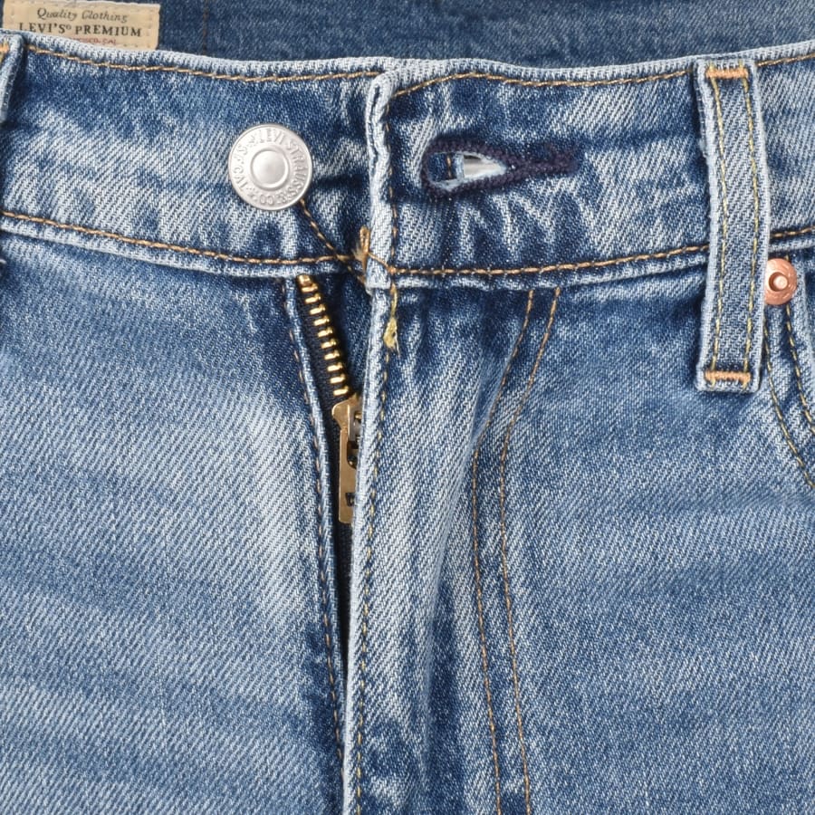 Image number 5 for Levis 512 Slim Tapered Light Wash Jeans Blue