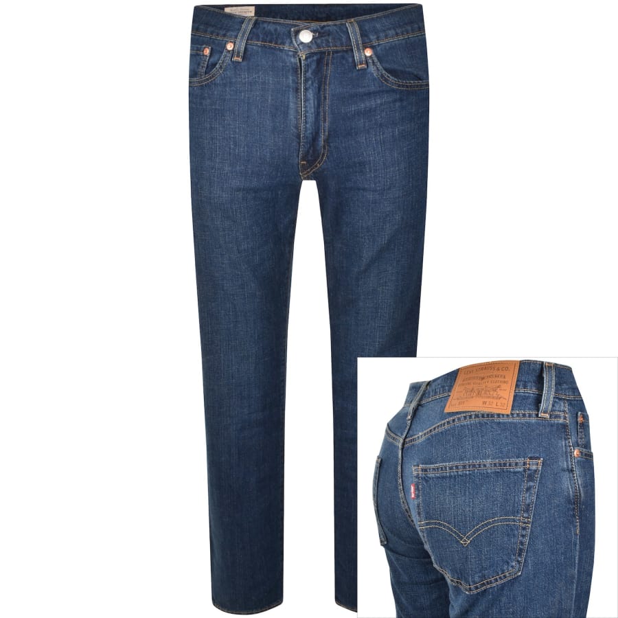 Image number 1 for Levis 511 Slim Fit Jeans Part The Sea Blue