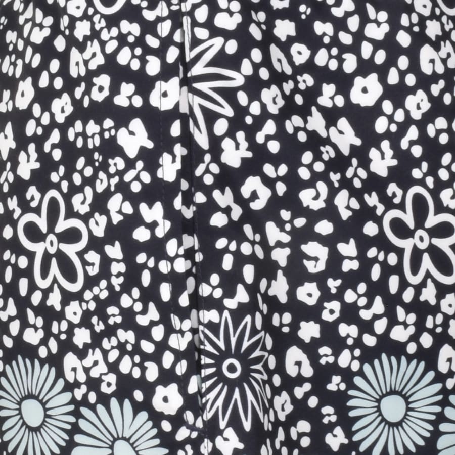 Image number 5 for Farah Colbert Flower Print Swim Shorts Navy