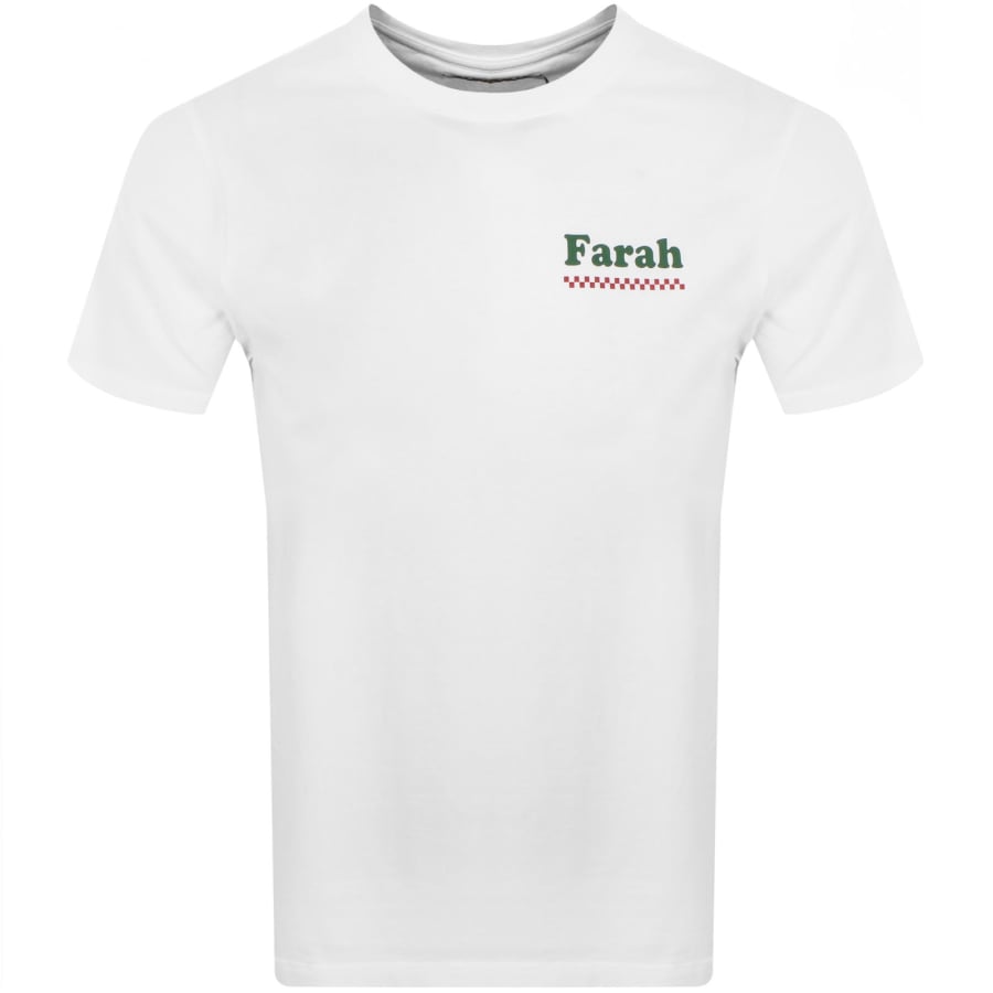 Image number 2 for Farah Powis Graphic T Shirt White
