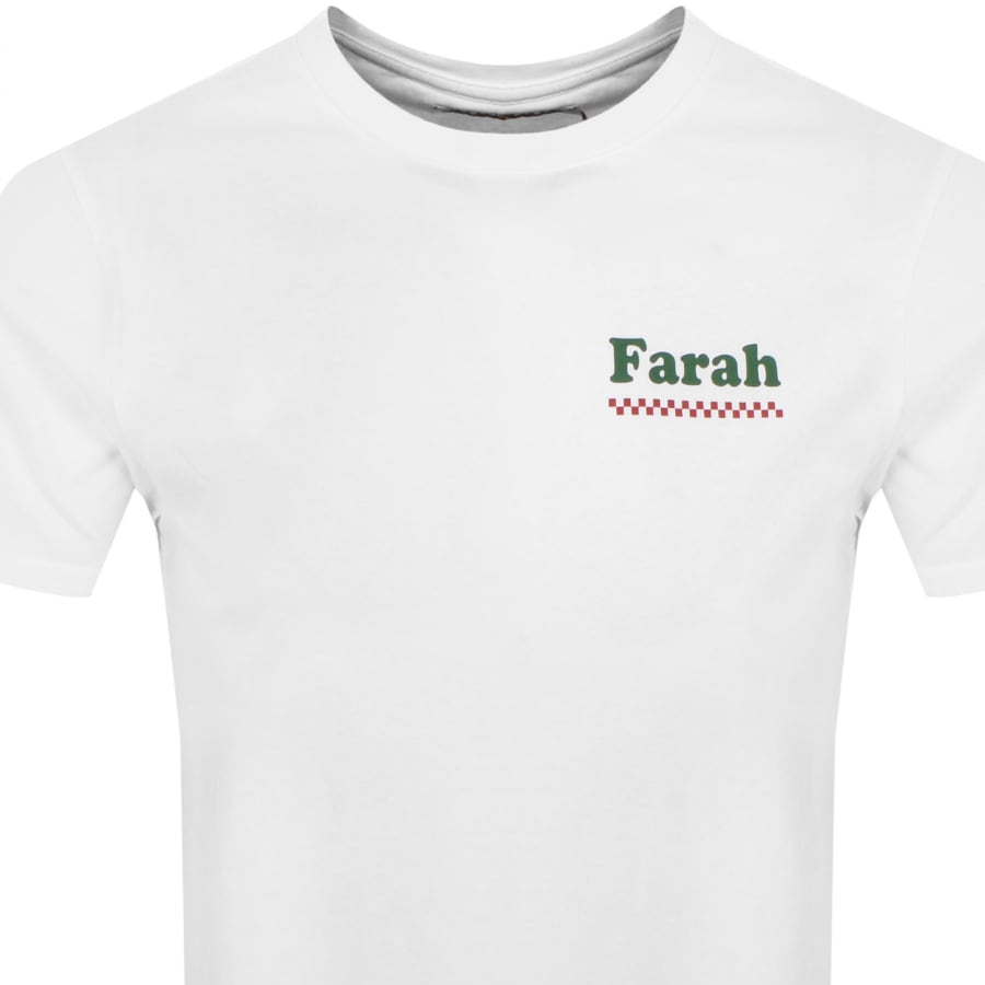 Image number 3 for Farah Powis Graphic T Shirt White