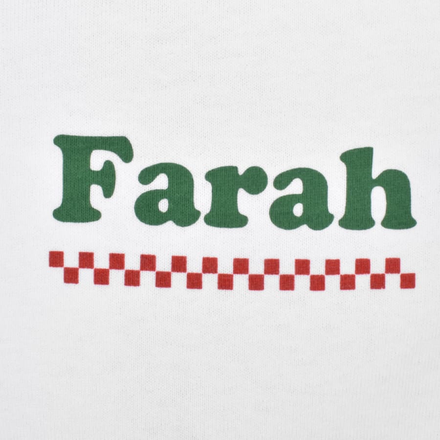 Image number 4 for Farah Powis Graphic T Shirt White