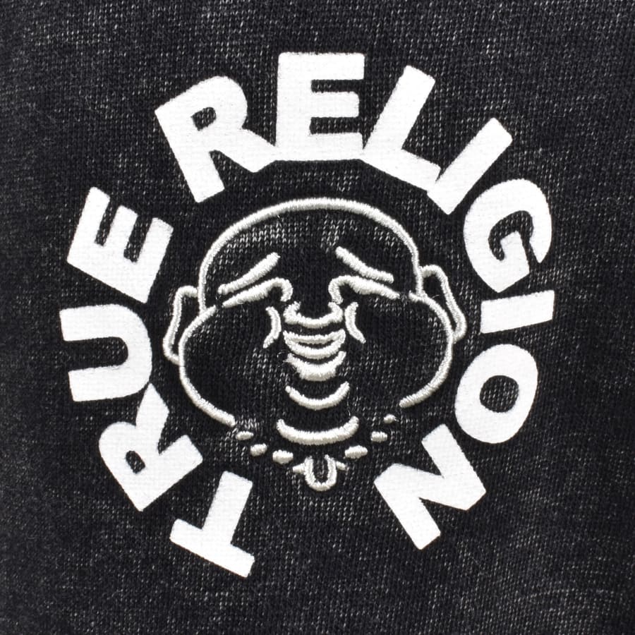 Image number 3 for True Religion Buddha Face Joggers Black