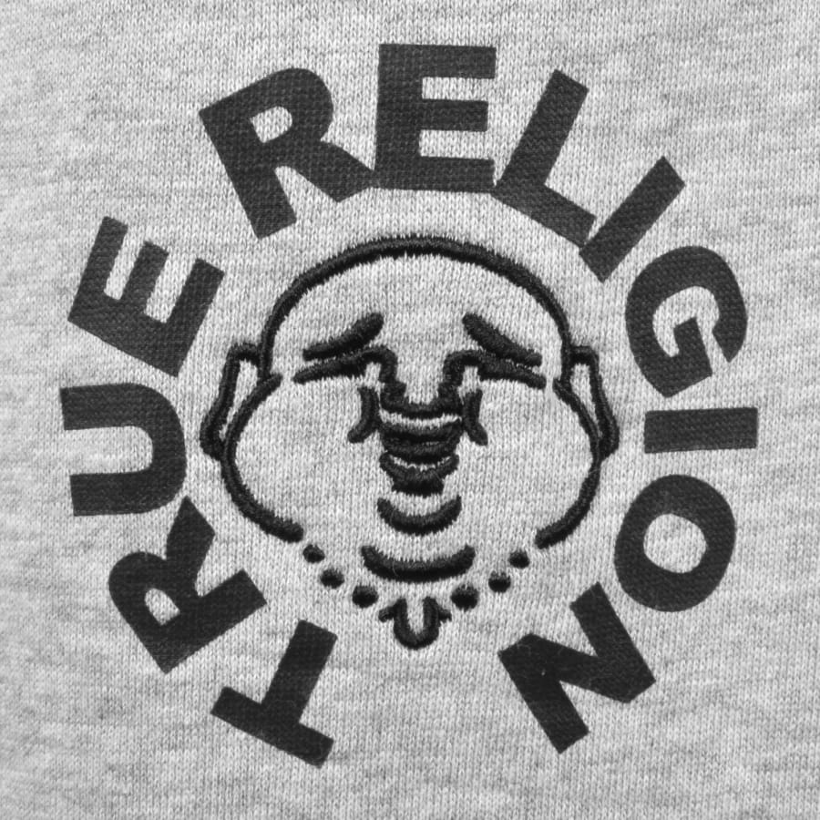 Image number 3 for True Religion Buddha Face Joggers Grey