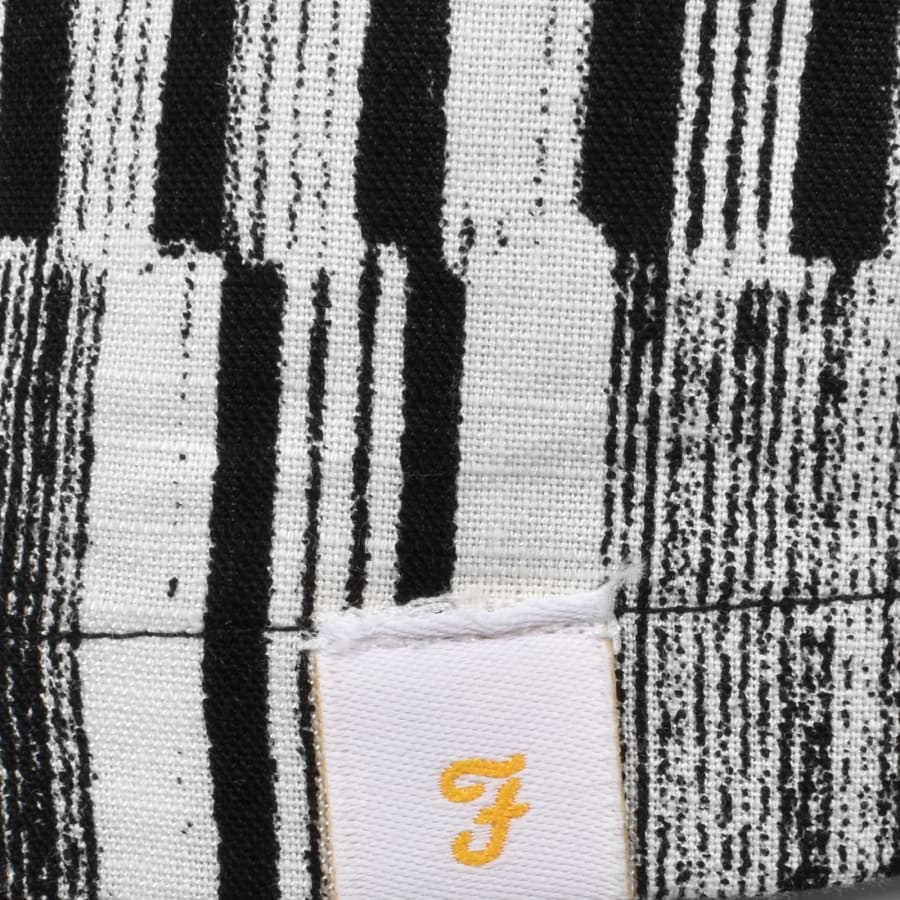 Image number 3 for Farah Chiltern Print Shirt Black