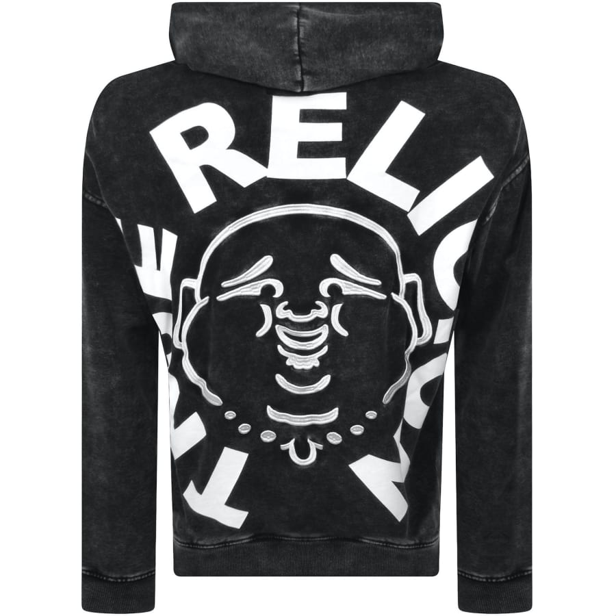 Image number 5 for True Religion Face Hoodie Black