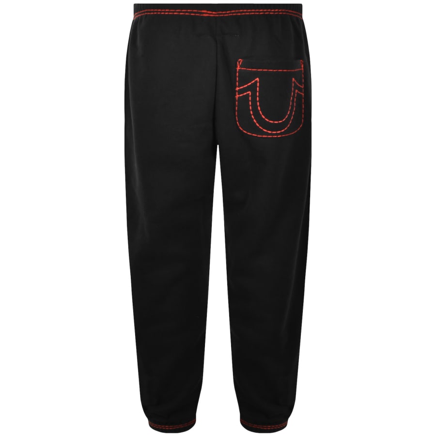 Image number 2 for True Religion Super T Relaxed Joggers Black
