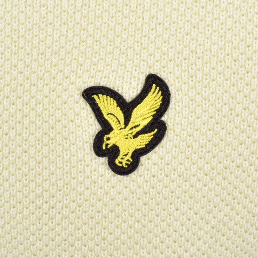 Image number 3 for Lyle And Scott Knitted T Shirt Cream