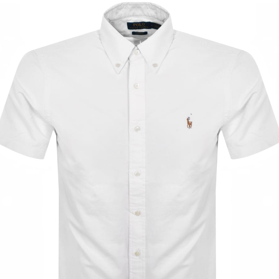 Image number 2 for Ralph Lauren Lightweight Oxford Shirt White