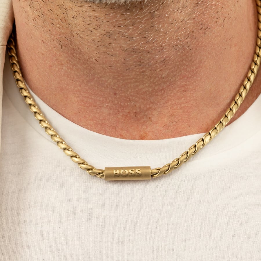 Image number 2 for BOSS Doran Necklace Gold