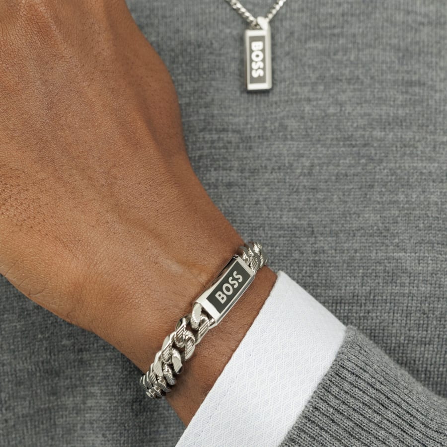 Image number 3 for BOSS Kassy Stainless Steel Bracelet Silver