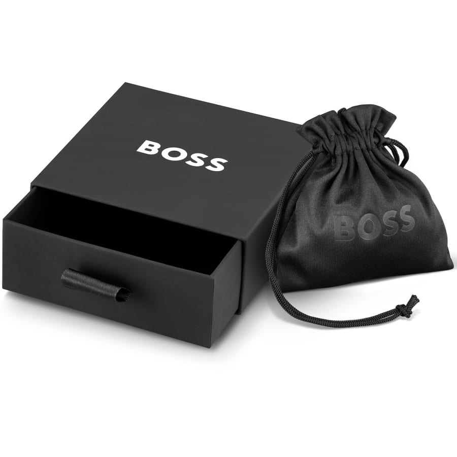 Image number 3 for BOSS Doran Braided Chain Bracelet Gold