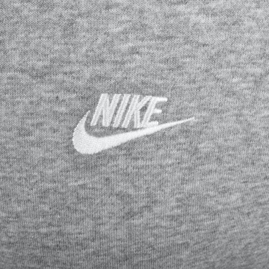 Image number 3 for Nike Club Pullover Hoodie Grey