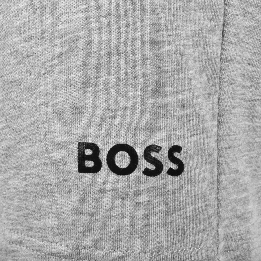 Image number 3 for BOSS Unique Jersey Shorts Medium Grey