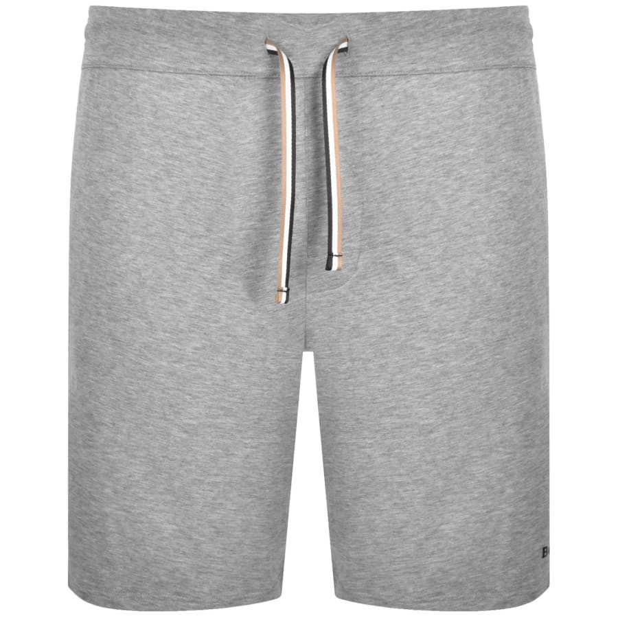 Image number 1 for BOSS Unique Jersey Shorts Medium Grey