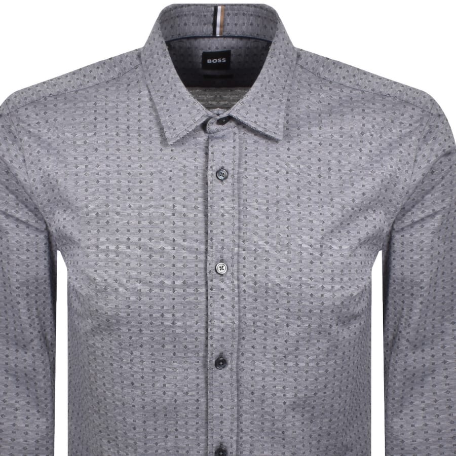 Image number 2 for BOSS C Roan Kent Long Sleeved Shirt Navy
