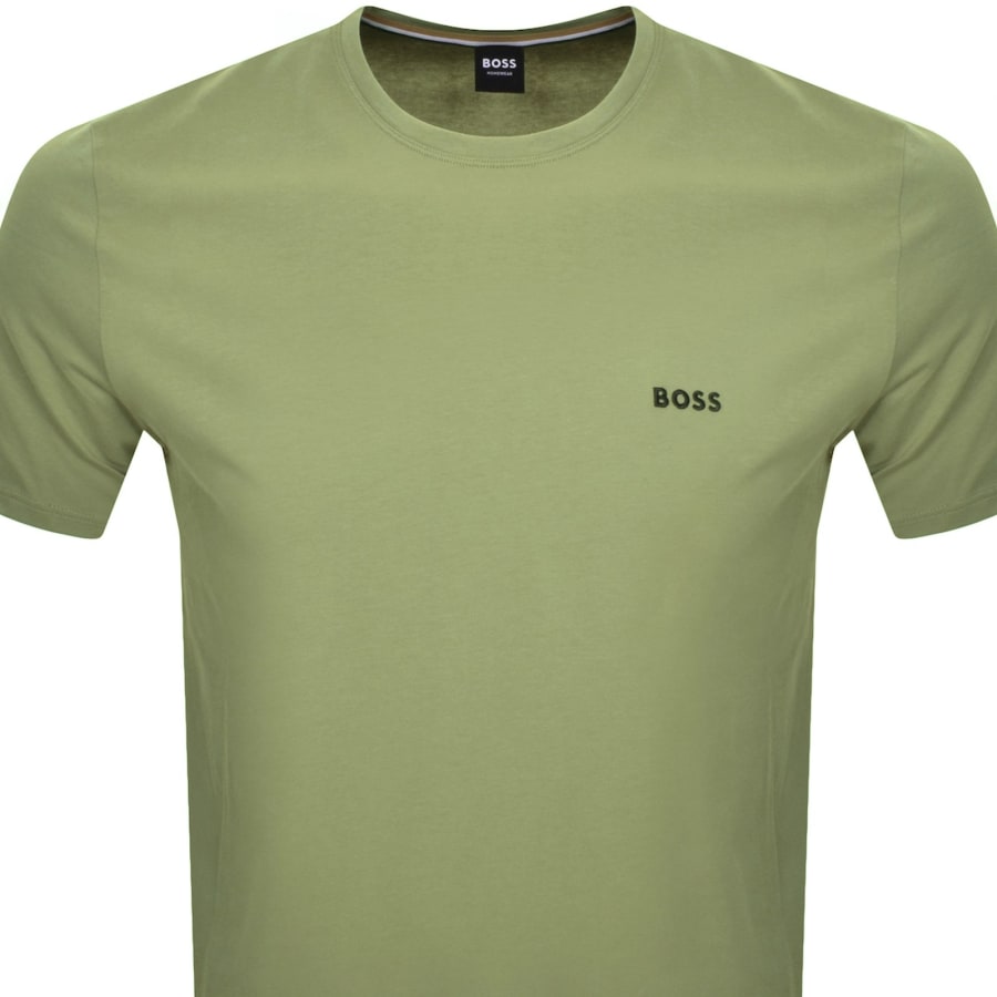 Image number 2 for BOSS Mix And Match T Shirt Green