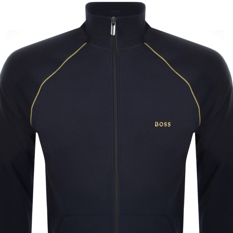 Image number 2 for BOSS Mix And Match Full Zip Sweatshirt Blue