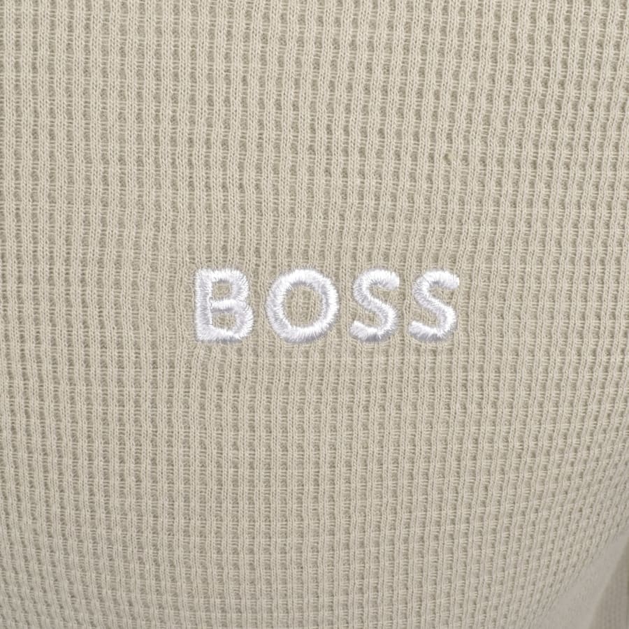 Image number 3 for BOSS Waffle T Shirt Beige