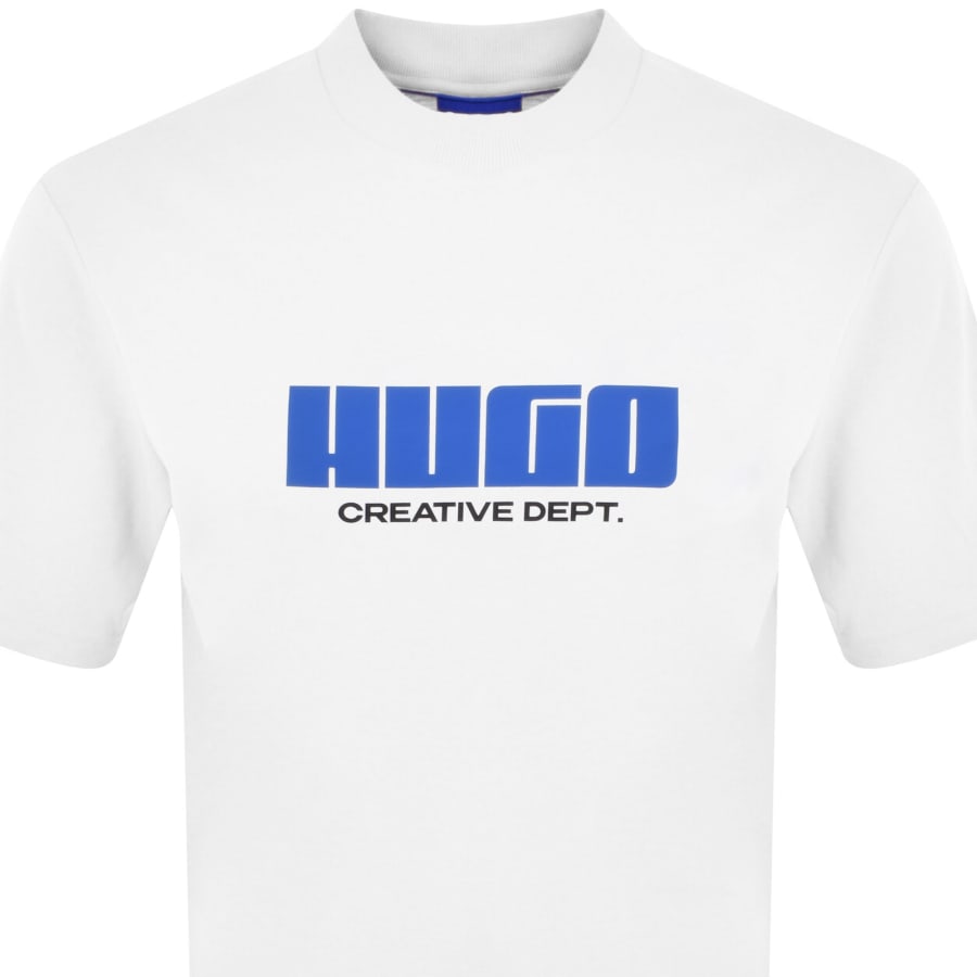 Image number 2 for HUGO Blue New Romi T Shirt White