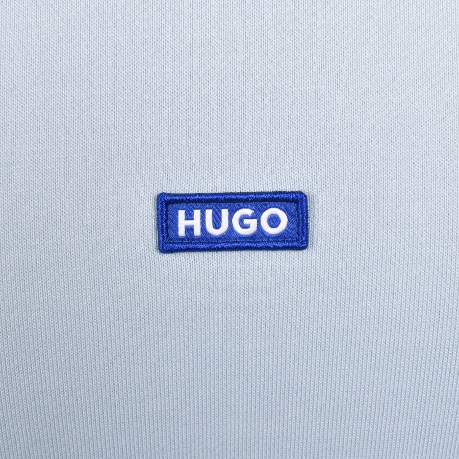 Image number 3 for HUGO Blue Nedro Sweatshirt Light Blue