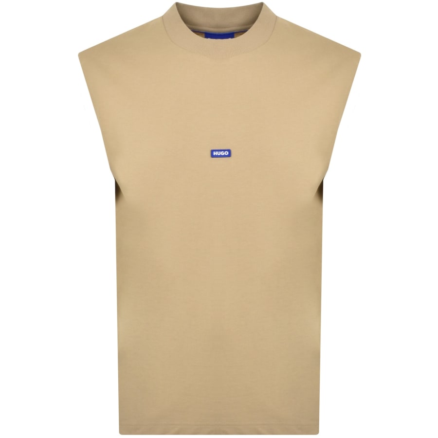 Image number 1 for HUGO Blue Navertz Vest Beige