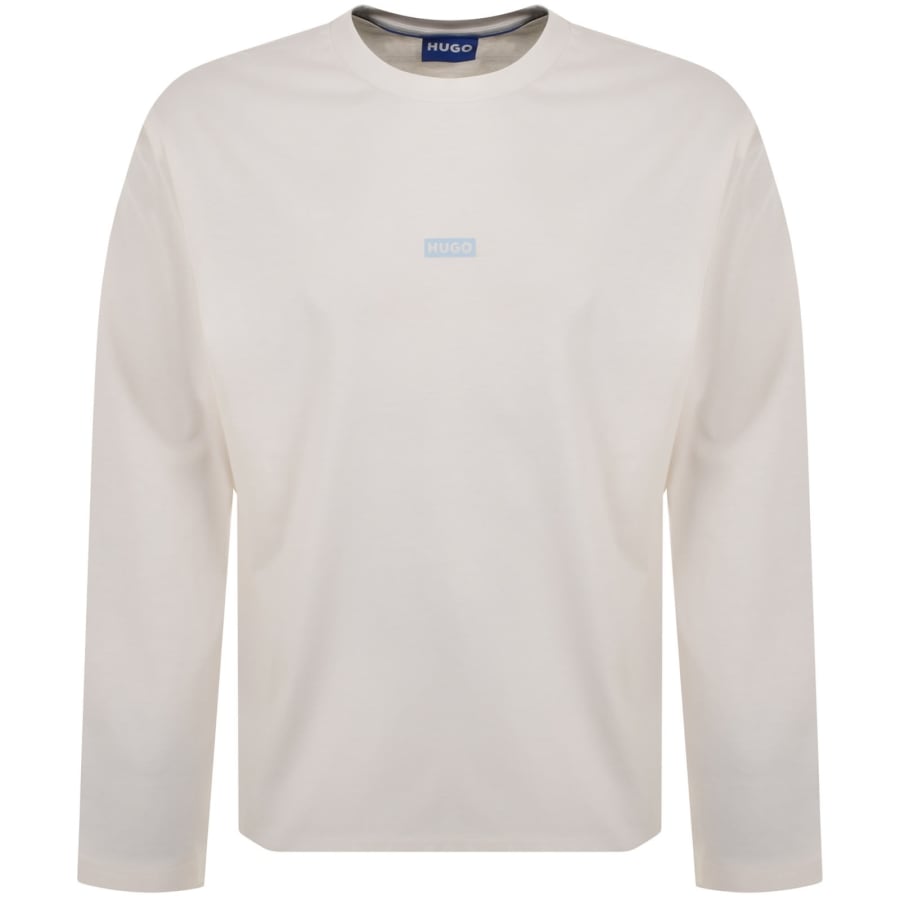 Image number 2 for HUGO Blue Naviu Sweatshirt White