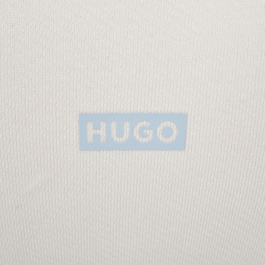Image number 4 for HUGO Blue Naviu Sweatshirt White