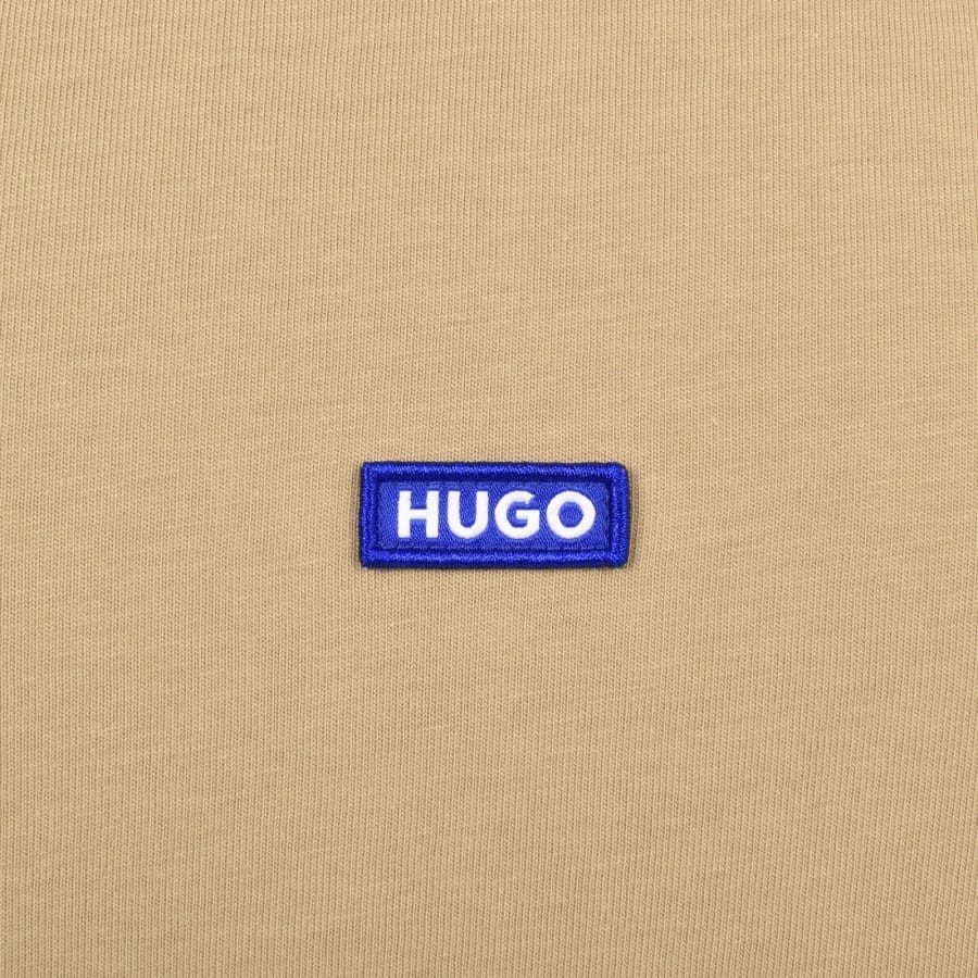Image number 3 for HUGO Blue Nalonso Hoodie Beige