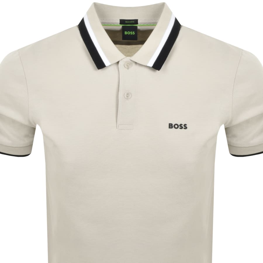 Image number 2 for BOSS Paddy Heritage Polo Beige